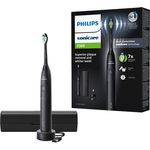 Philips Sonicare Elektrische Zahnbürste Series 5300, mit Andruckkontrolle, 2 Intensitätsstufen, inkl. Ladegerät, Reiseetui