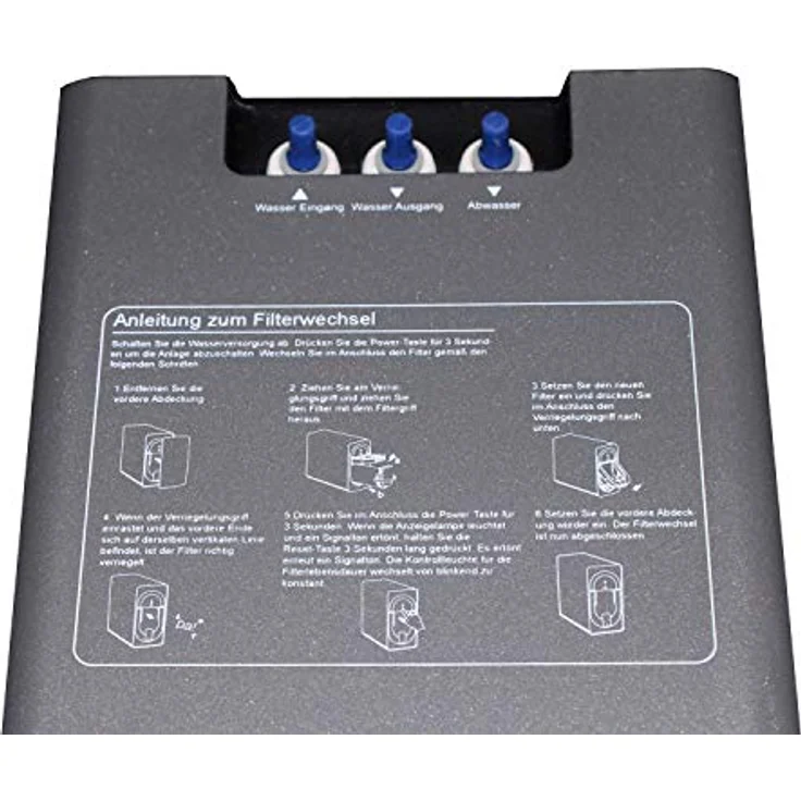 Aquintos Wasseraufbereitung Wasserbar Umkehrosmoseanlage zur Trinkwasseraufbereitung, kompaktes Design, 5-stufiges Filtersystem – Bild 6