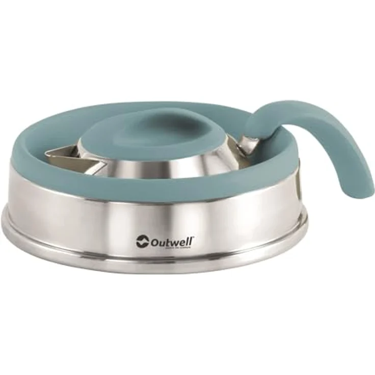 Outwell Collaps Kettle Blau 1,5 l, Wasserkocher mit zusammenklappbarem Design und Pfeife – Bild 2