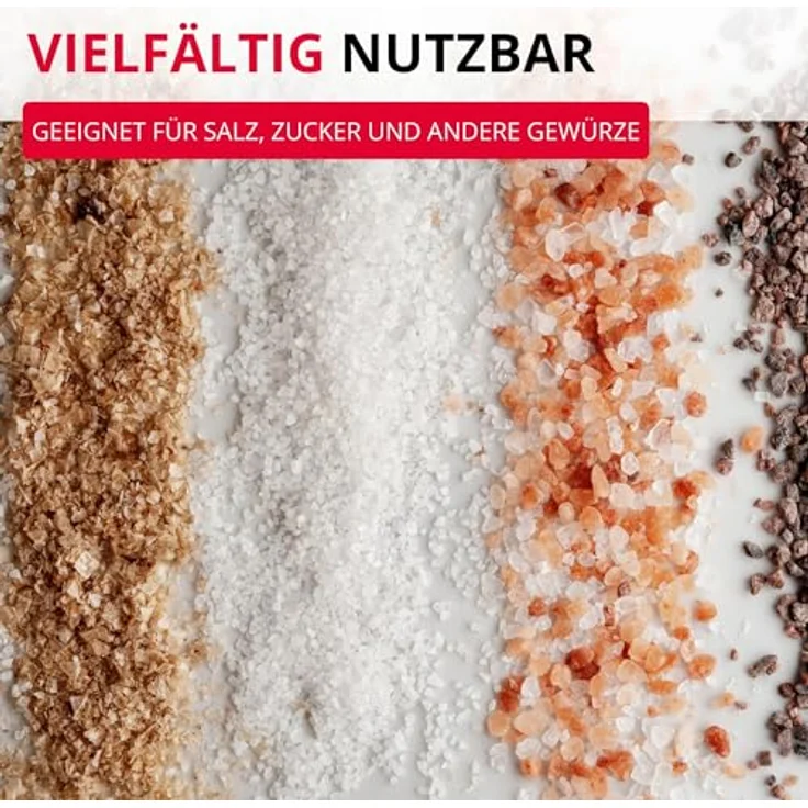 WESTMARK Salzstreuer Omega, Aluminium Gewürzstreuer mit Deckel, 650 ml, BPA-frei – Bild 3