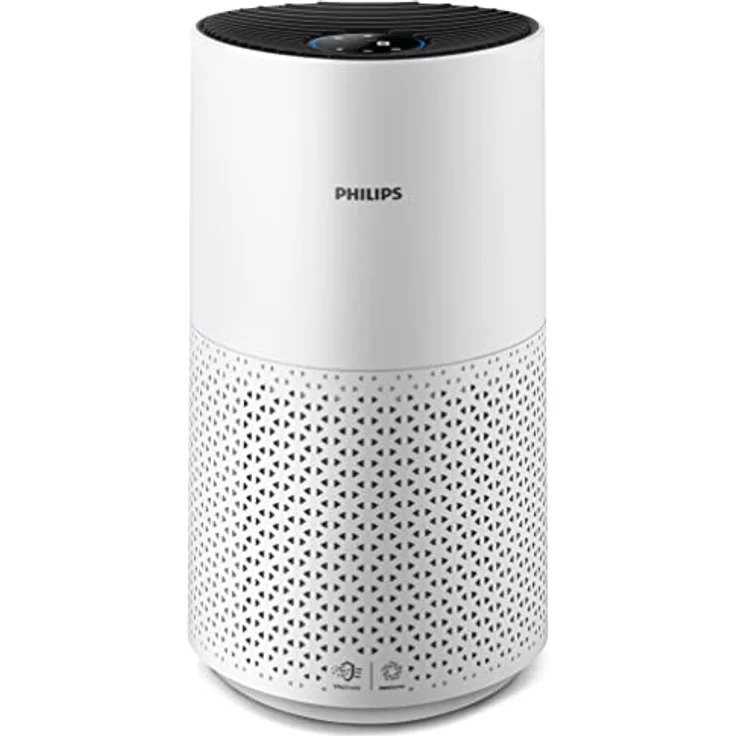 Philips Domestic Appliances Luftreiniger Smart 1000i Serie - Reinigt Räume zu 78 m² - Entfernt 99,97% der Pollen, Allergien, Staub und Rauch - Wi-Fi-Konnektivität - Ultraleise und niedriger Energieverbrauch - AC1715/30, AC1715/10, Weiß – Bild 1