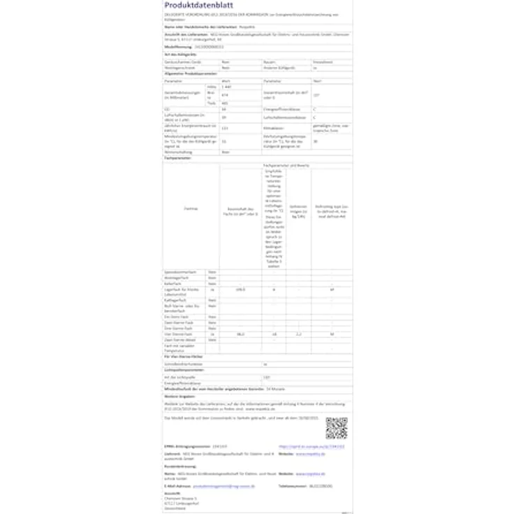 Respekta Savo Stand-Kühl-Gefrierkombination KG144-52, 157 Liter Nutzinhalt, 4-Sterne-Gefrierfach, Black Steel – Bild 9