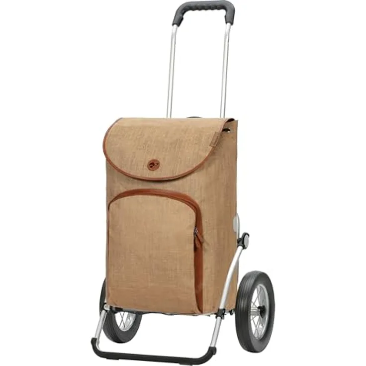 Andersen Shopper Royal Shopper Reik, Einkaufstrolley 59 cm, beige, 100% Polyester, 35 cm x 24 cm