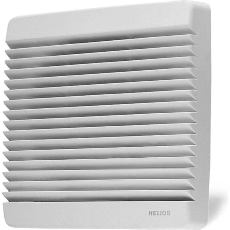 Helios HELI LF 200, Belüftungsventilator mit regenerierbarem G2 Luftfilter, alpinweiß, 67% Abscheidegrad