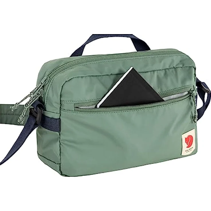 Fjällräven High Coast Crossbody Umhängetasche, 24 x 16 x 7 cm, Grün aus Polyamid – Bild 7