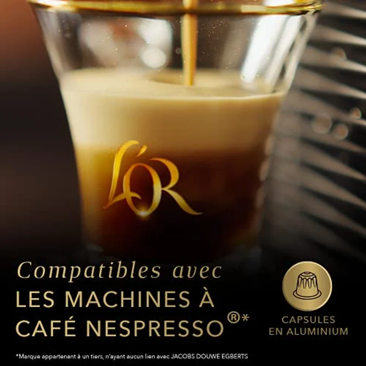 L'OR Kaffeekapseln Espresso Ristretto, 100 Nespresso – Bild 4