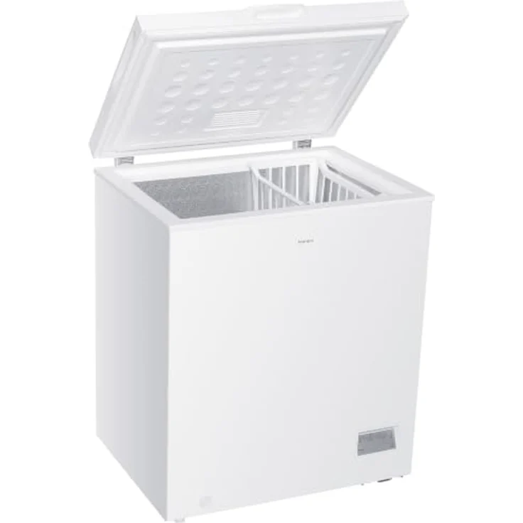 homeX FT1421-W Gefriertruhe, 142 Liter, 4-Sterne Gefrieren, leise 38 dB, inklusive Ablagekorb, kompakte Maße 70,5 x 85 x 56 cm – Bild 8