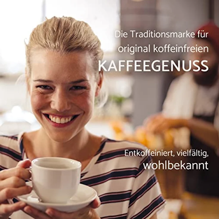 Cafe HAG klassisch mild Glas, entkoffeinierter löslicher Bohnenkaffee, 100g – Bild 6
