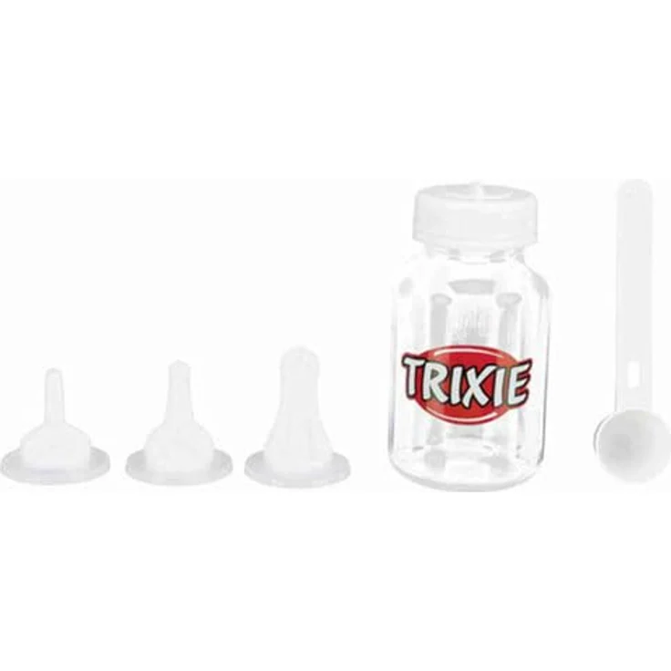 TRIXIE Trinkflasche Saugflaschen-Set, 120 ml, transparent/weiß – Bild 4