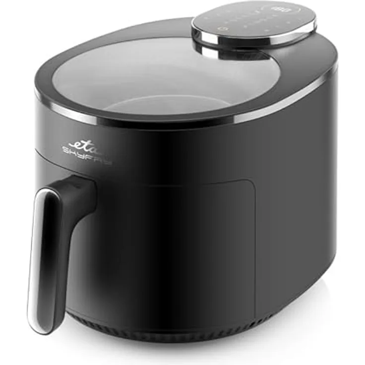 eta Heißluftfritteuse ETA516890000, 1500 W, 5 Liter Fassungsvermögen, 12 Automatikprogramme, LED-Touchdisplay, Überhitzungsschutz
