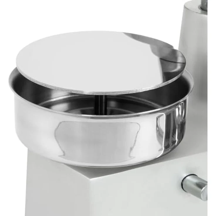 vertes Hamburgerpresse, Edelstahl und Aluminium, Profi Patty Presse mit 10 cm Durchmesser, manuell, inkl. 500 Trennblätter – Bild 3