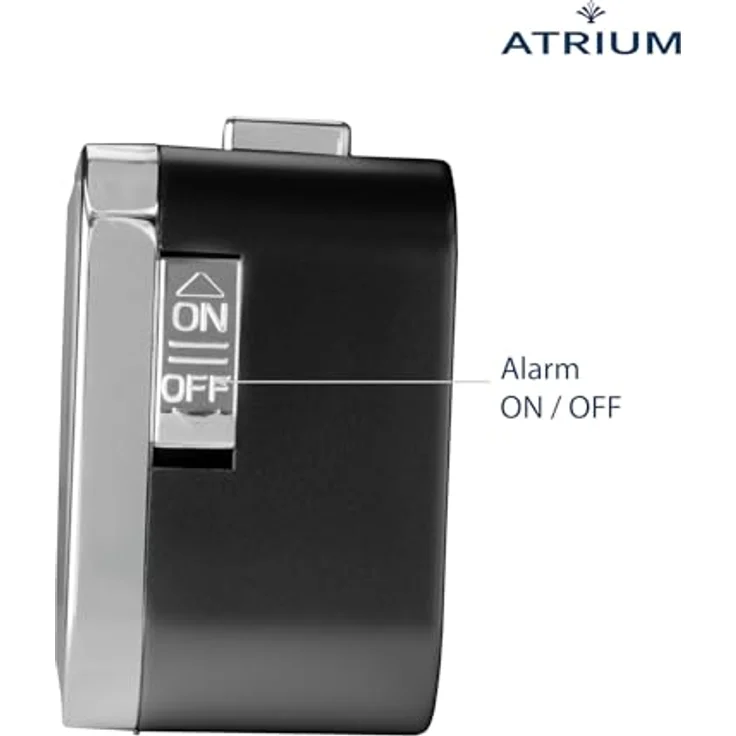 Atrium A530-7 Seniorenwecker, analoger Quarz-Wecker mit extra lautem Glockensignal und großen Zahlen, schwarz – Bild 5