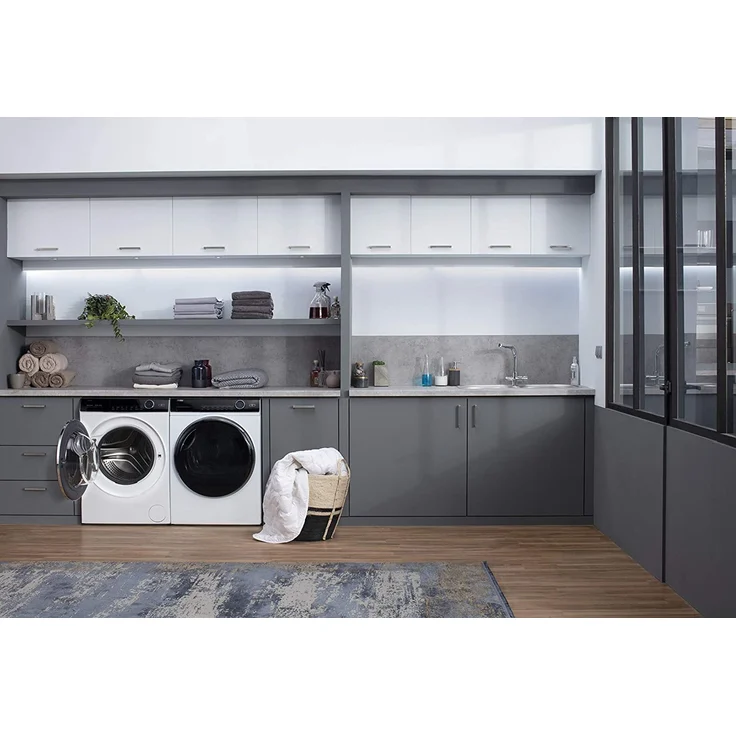 Haier HWD120-B14979, Waschtrockner, Energieeffizienzklasse E, Standgerät, Breite 59 cm, Geräuschemissionsklasse A – Bild 9