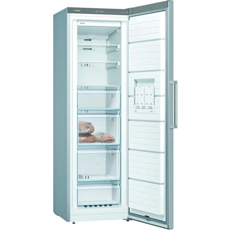 Bosch GSN36VLFP Gefrierschrank, freistehend, silber, NoFrost, Schnellgefrieren, Breite 60 cm, Energieklasse F – Bild 12