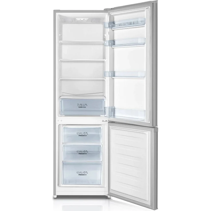Gorenje RK 4182 PS4 Kühl-Gefrierkombination, freistehend, silber, Abtauautomatik im Kühlteil, LED, Breite 55 cm – Bild 10
