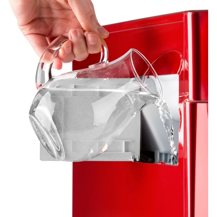 Klarstein Ice Volcano 2G Eismaschine, LED, 12kg je 24h, 2l: 6-12min, rot – Bild 7