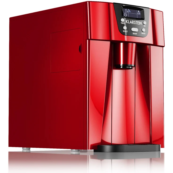 Klarstein Ice Volcano 2G Eismaschine, LED, 12kg je 24h, 2l: 6-12min, rot – Bild 1