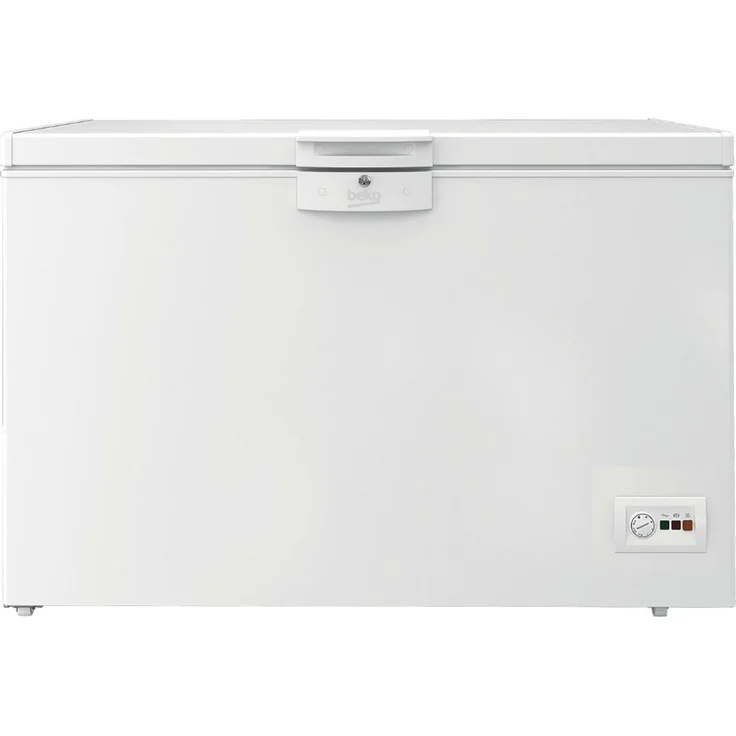 Beko HSA29540N Gefriertruhe, freistehend, weiß, Schnellgefrieren, Lagerzeit bei Störung 67 h, Breite 129 cm, Energieklasse E – Bild 4