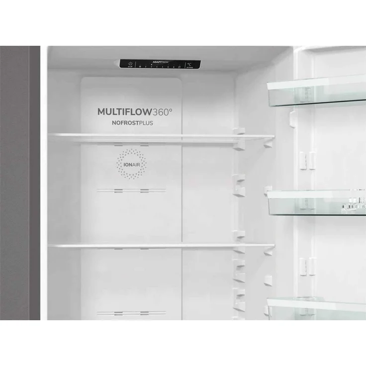 Gorenje NRK6202ES4 Kühl-Gefrierkombination, freistehend, silber, Full NoFrost, LED, Schnellgefrieren, Breite 60 cm – Bild 14