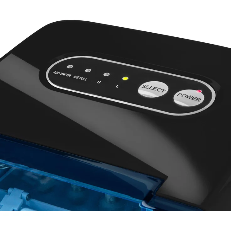 On-The-Rocks Eismaschine LED , 12kg je 24h , 2.1l , Edelstahl schwarz – Bild 6