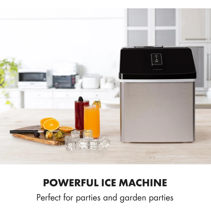 Clearcube Eiswürfelmaschine Klareis 13kg-24h Edelstahl schwarz – Bild 2