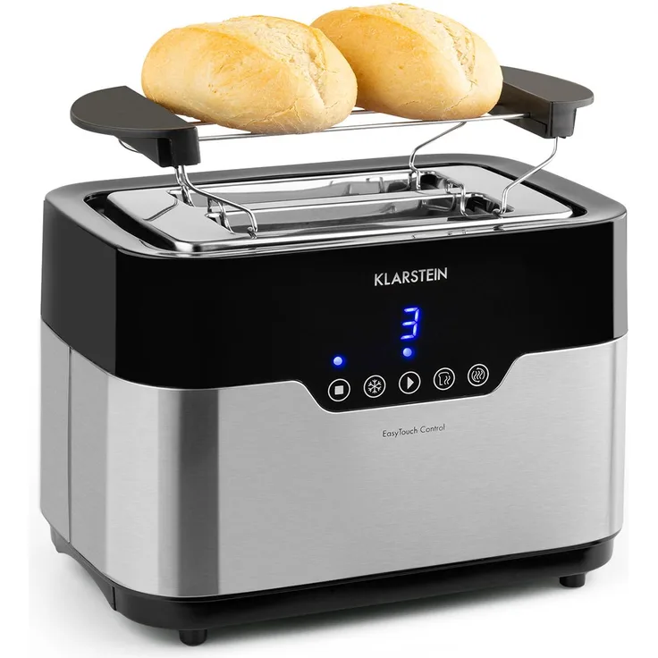 Arabica Toaster 920W LED-Display Touch-Bedienfeld Edelstahl