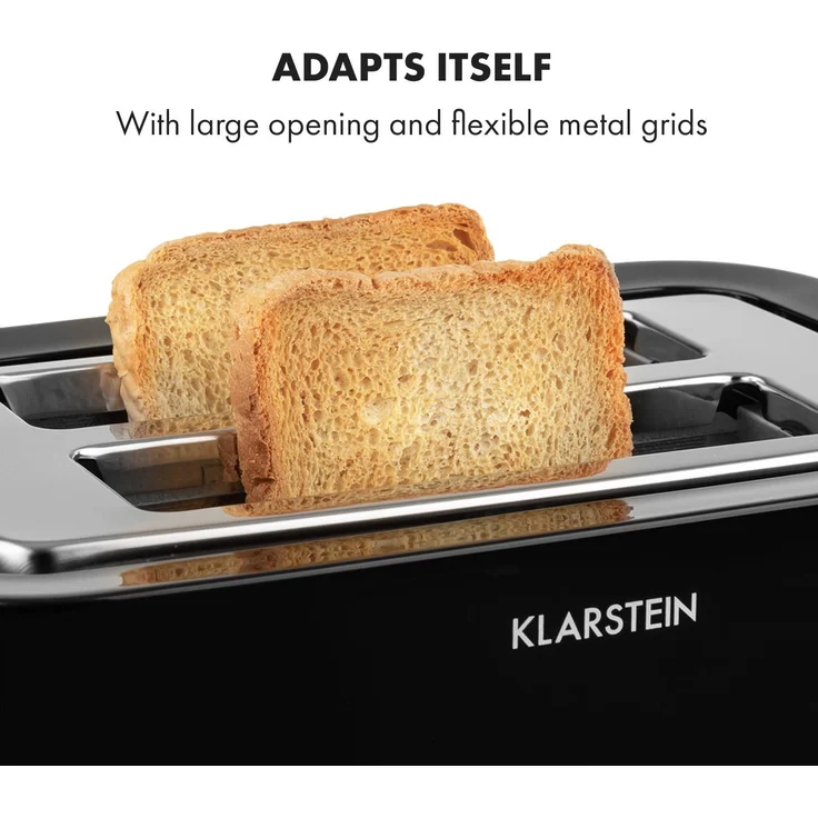 Arabica Toaster 920W LED-Display Touch-Bedienfeld Edelstahl – Bild 7