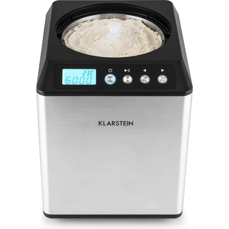 Vanilla Sky Eiscreme-Maschine Kompressor 2l 180W Edelstahl silber – Bild 5