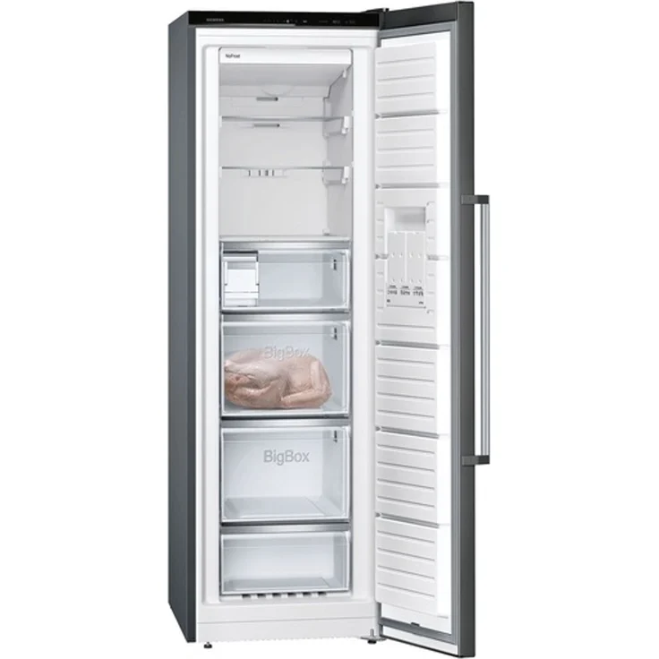 Siemens GS36NAXEP Gefrierschrank, freistehend, schwarz, NoFrost, LED, Breite 60 cm, Energieklasse E – Bild 7
