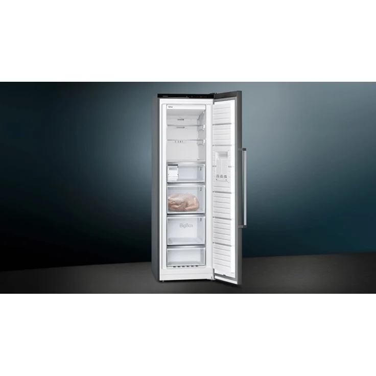 Siemens GS36NAXEP Gefrierschrank, freistehend, schwarz, NoFrost, LED, Breite 60 cm, Energieklasse E – Bild 8