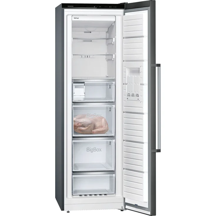 Siemens GS36NAXEP Gefrierschrank, freistehend, schwarz, NoFrost, LED, Breite 60 cm, Energieklasse E – Bild 15