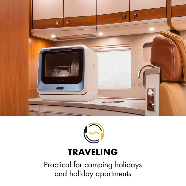 Klarstein Amazonia, Geschirrspüler, A, Geräuschemissionsklasse D, Geräuschemissionen 58 Dezibel – Bild 10