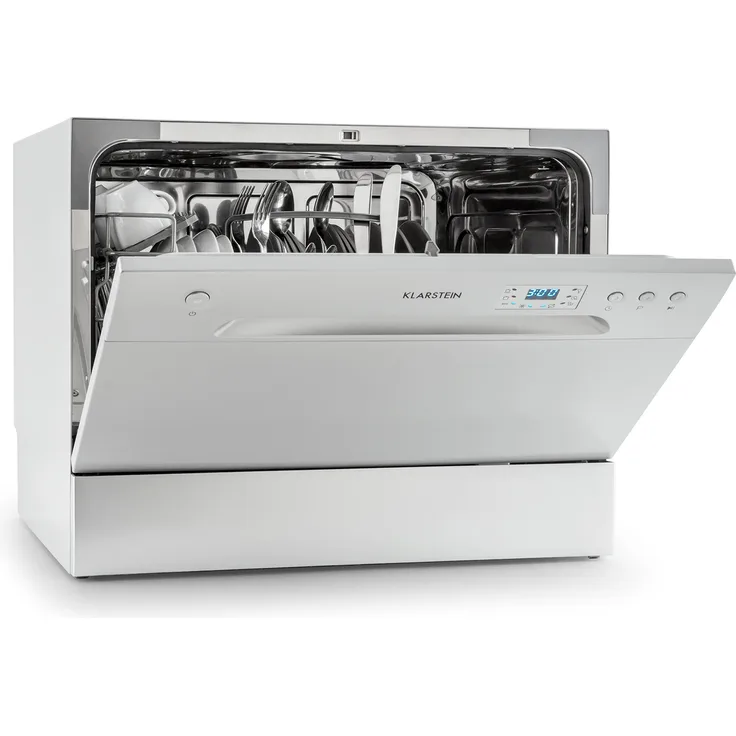 Klarstein Amazonia 6, Tischspülmaschine, F, Geräuschemissionsklasse C, Geräuschemissionen 49 Dezibel