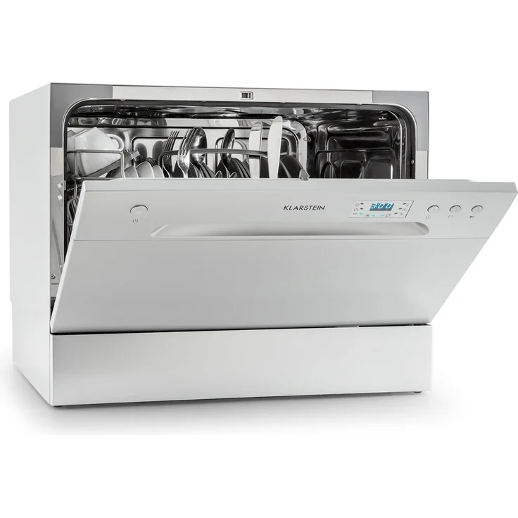 Klarstein Amazonia 6, Tischspülmaschine, F, Geräuschemissionsklasse C, Geräuschemissionen 49 Dezibel – Bild 1