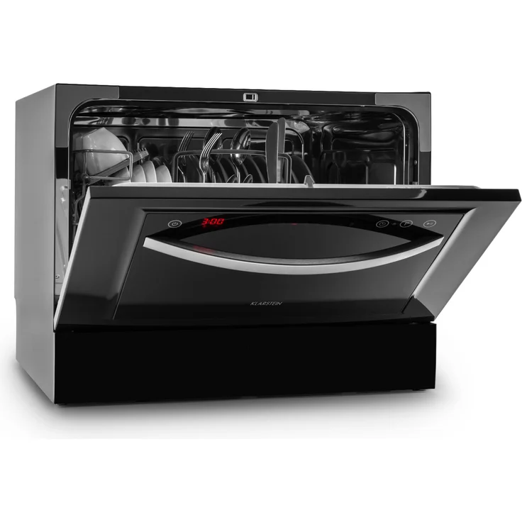 Klarstein Amazonia 6, Tischspülmaschine, F, Geräuschemissionsklasse C, Geräuschemissionen 49 Dezibel – Bild 1