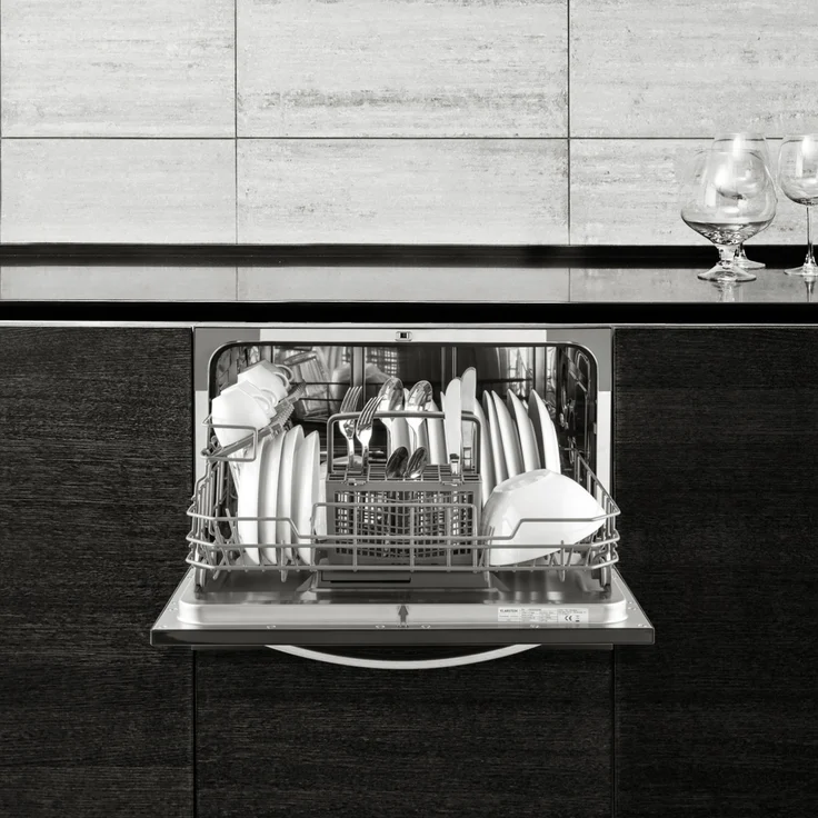 Klarstein Amazonia 6, Tischspülmaschine, F, Geräuschemissionsklasse C, Geräuschemissionen 49 Dezibel – Bild 2