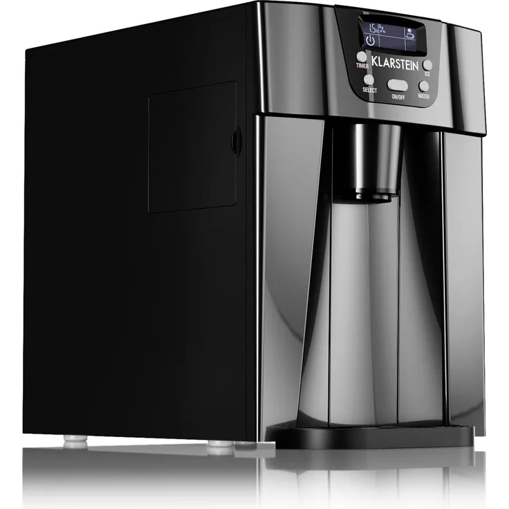 Ice Volcano 2G Eismaschine LED 12kg je 24h 2l 6-12min, schwarz