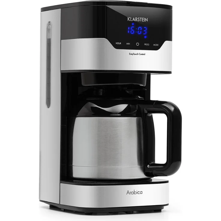 Klarstein Kaffeemaschine Arabica, 800 W, EasyTouch Control, silber – Bild 1