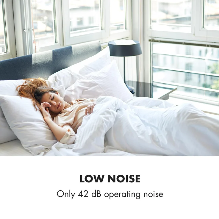 Klarstein Beersafe L Crystal White Getränkekühlschrank, LED 2 Metallroste Glastür weiß – Bild 8