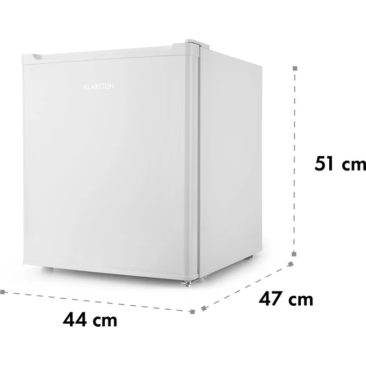 Klarstein Snoopy Eco Mini-Kühlschrank mit Gefrierfach 46 Liter 41dB weiß – Bild 8