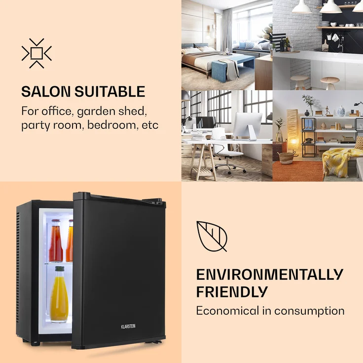 Klarstein Secret Cool Mini-Kühlschrank Mini-Bar 13l 0d schwarz – Bild 4