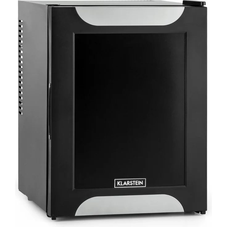 Klarstein Happy Hour Minibar Minikühlschrank 32 l lautlos Dekortür schwarz – Bild 1