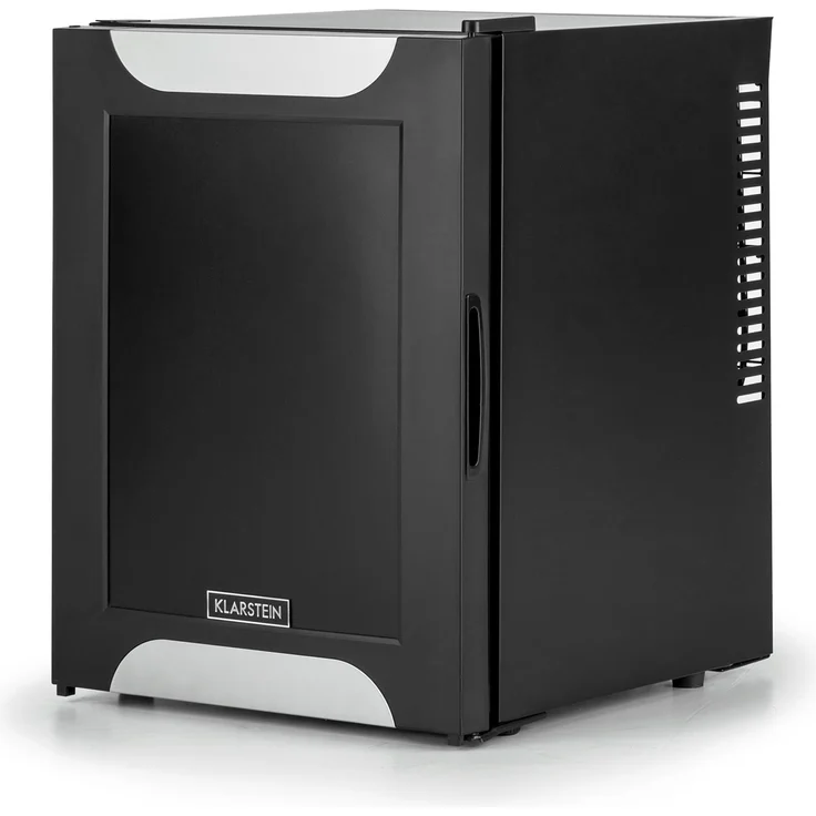 Klarstein Happy Hour Minibar Minikühlschrank 32 l lautlos Dekortür schwarz – Bild 6