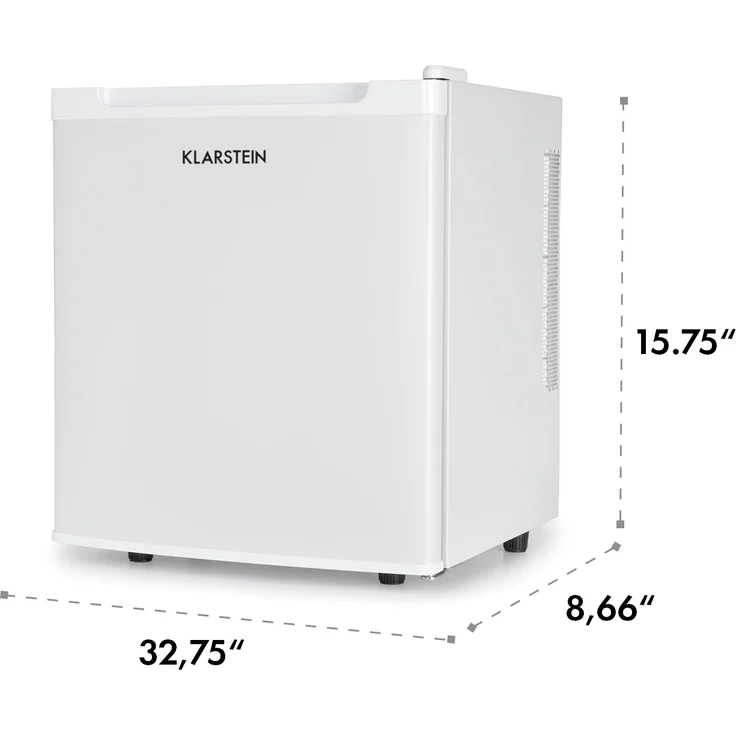 Klarstein Silent Cool Minikühlschrank, freistehend, weiß, Arctic-Fox Cooling, Energieklasse G – Bild 7