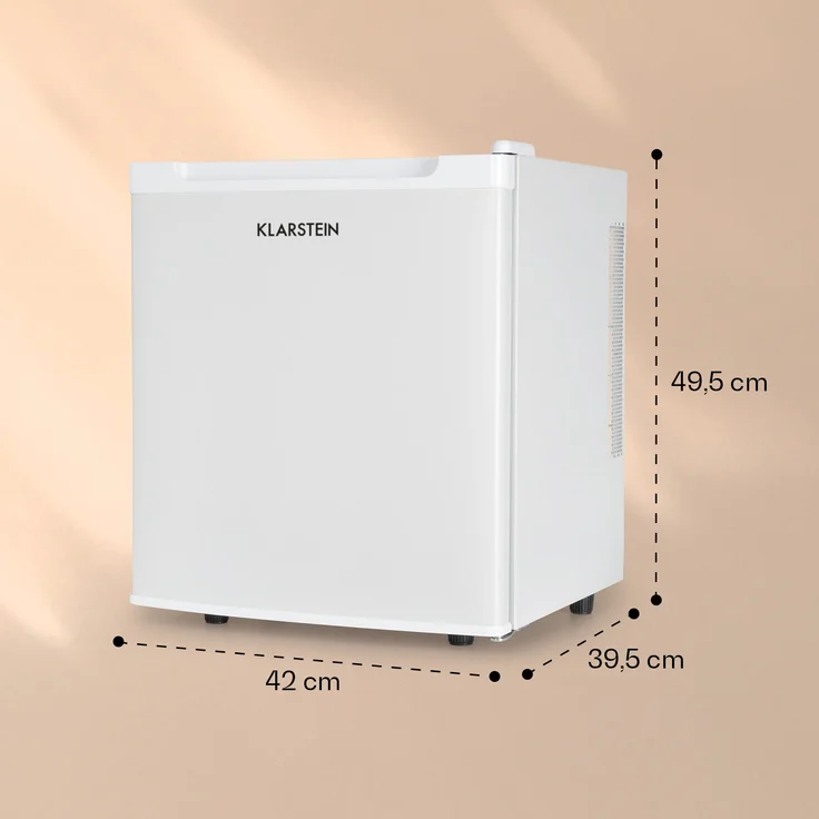 Klarstein Silent Cool Minikühlschrank, freistehend, weiß, Arctic-Fox Cooling, Energieklasse G – Bild 6