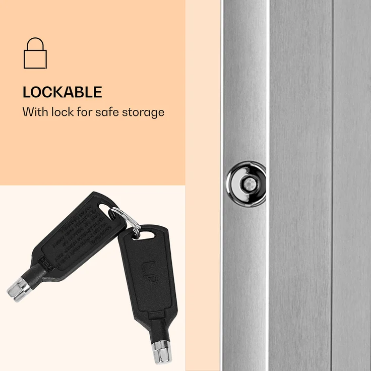 Klarstein VinovillaSmart Weinkühlschrank 50l - 20 Flaschen Glastür Edelstahl, Einbau – Bild 5