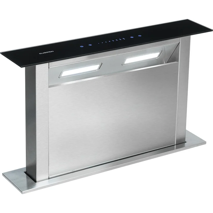 Klarstein Secret Service, Motorhaube, Insel, Breite: 110 cm, Tiefe: 70 cm, Abzug, Silber – Bild 1