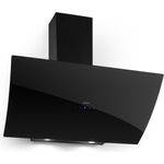 Klarstein Annabelle 90 Dunstabzugshaube Glas 650 m3-h Touch-Armatur schwarz