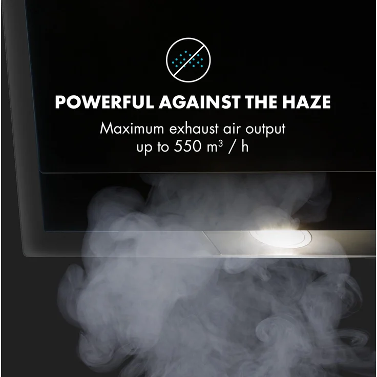 Klarstein Mirage 90 Dunstabzugshaube Touch-Panel RGB-Ambiente-Licht – Bild 4