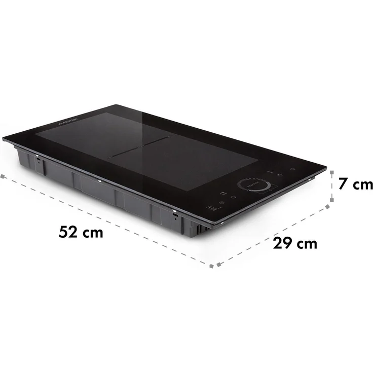 Klarstein Delicatessa Slim Domino Induktionskochfeld 3500W Timer schwarz – Bild 10